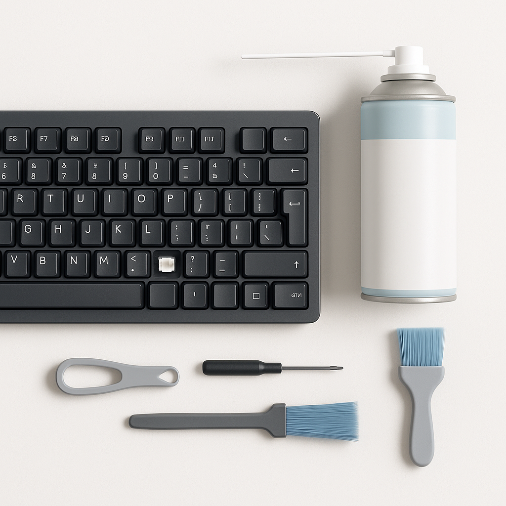 Lär dig hur du reparerar en tangent på tangentbordet med enkla steg