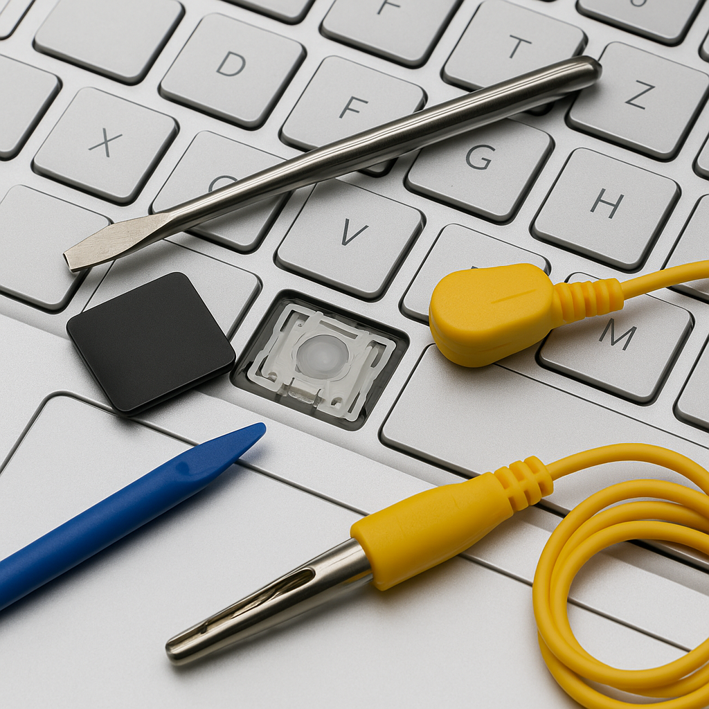 Så reparerar du tangenter på en bärbar dator: enkel reparationsguide